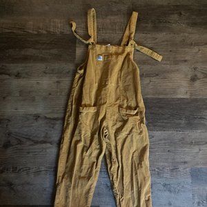 Lucy and Yak Corduroy Yellow Dungarees